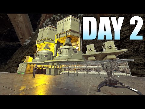 We Claimed and Defended Our Untouchable Redwoods Cave Day 2! | Ark PvP