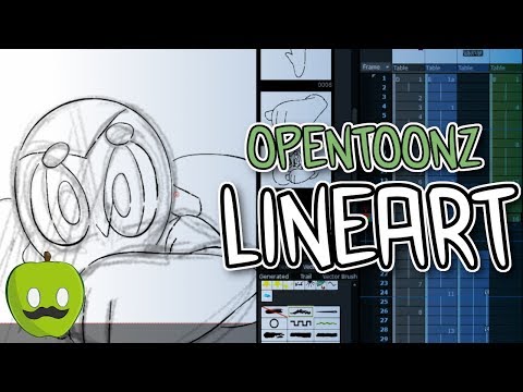 Opentoonz 1.3  - How to use Vectors for Lineart