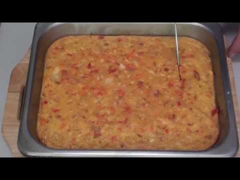 Bacon & Vegetable Slice - Video Recipe