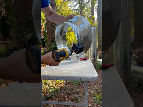 Malco Turbo crimper for duct pipe. #hvac
