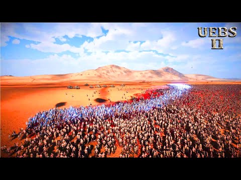 CAN JEDI KNIGHTS RESCUE LEONIDAS FROM 2,000,000 ZOMBIES? | Ultimate Epic Battle Simulator 2 | UEBS 2