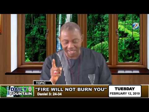 DAILY FOUNTAIN OF FEBRUARY 12, 2019 - RT. REV'D PROF. DAPO ASAJU