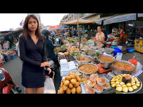 Amazing Hidden Place! Cambodian STREET FOOD 2025 - Compilation Countryside Market & City Food Tour