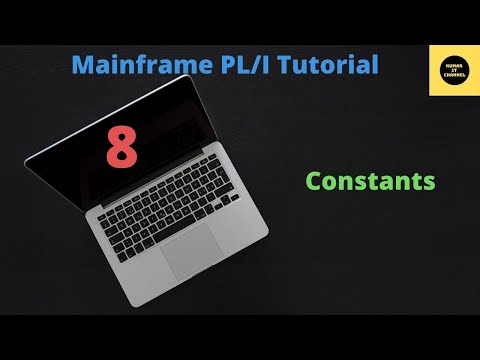 Constant in PL/I - Mainframe PL/I Tutorial - Part 8
