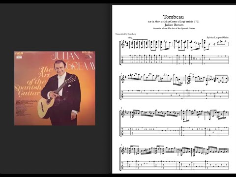 Tombeau Sur la Mort S L Weiss - Julian Bream (Transcription)