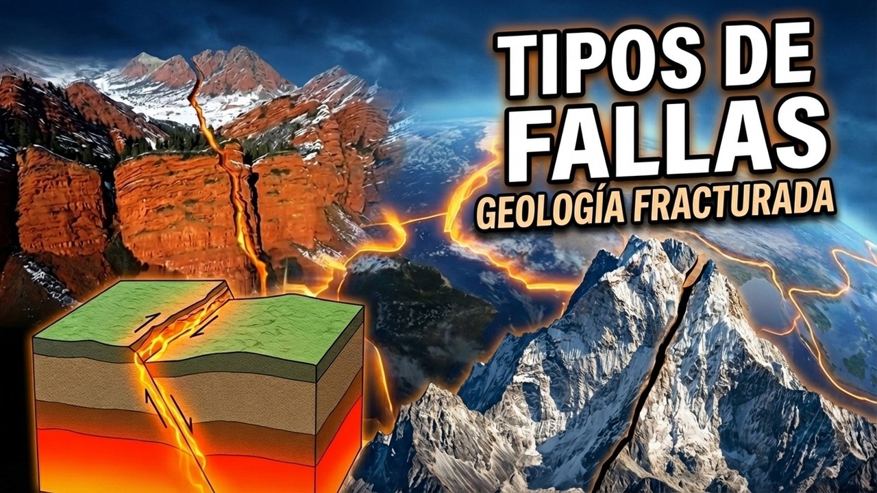 ¿Qué son las FALLAS Geológicas? Fracturas y tipos de fallas explicadas
