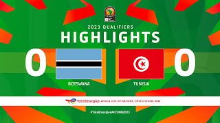 Éliminatoires de la CAN – Côte d’ivoire 2023 | Groupe J : Botswana 0-0 Tunisia
