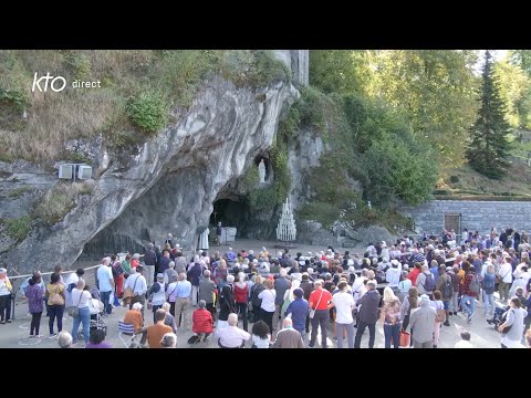 Chapelet du 2 octobre 2022 à Lourdes