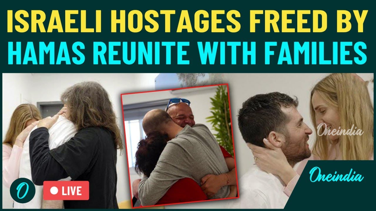 Hamas Releases Hostages LIVE | Released Captives Reunite With Families After Days| Emotional Reunion