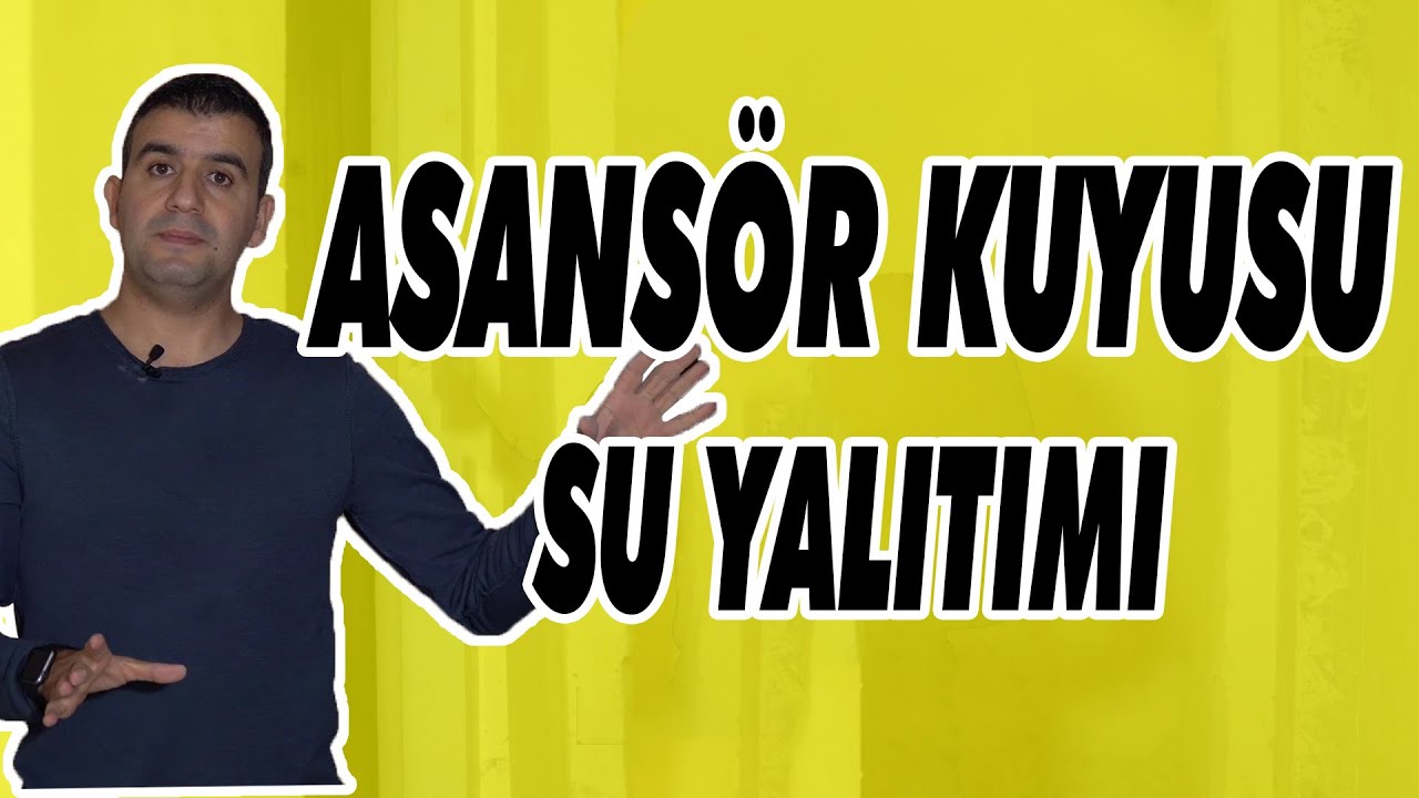Asansör Kuyusu Su Yalıtımı Uygulaması — İMG Yapı Yalıtım Mühendislik