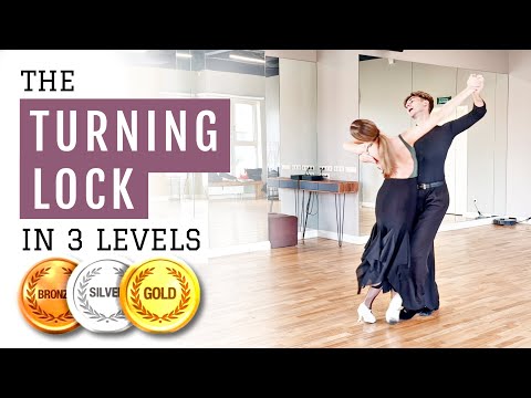 Turning Lock in 3 levels 🥉🥈🥇 Ballroom Lesson