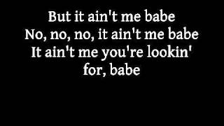 Johnny Cash and June Carter   It ain&#39;t me, babe with lyrics