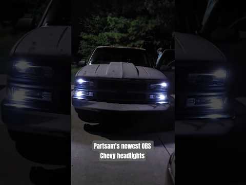 @Partsam supplied their NEWEST headlights for @OBS.Bray95 truck