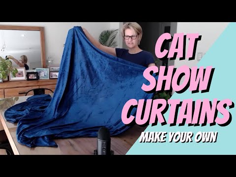 How To Make Your Own Cat Show Cage Curtains - Cat Breeding For Beginners,Cattery Advice for Breeders
