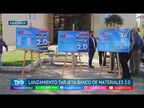 Presentación Tarjeta Banco de Materiales 2.0: beneficio de entre 15 y 40 UF para mejorar viviendas