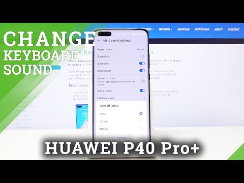 How to Activate Keypad Sounds in HUAWEI P40 Pro+ - Keyboard Settings