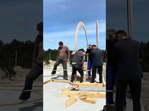 Каркас дома типа барнхаус из фанеры 6000х10000х3991мм - фото 1 - id-p2903061331