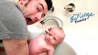 Baby&#39;s First Bath!!!