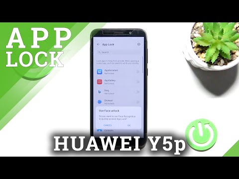 How to Lock Apps with Password in HUAWEI Y5p – Add App Passwords