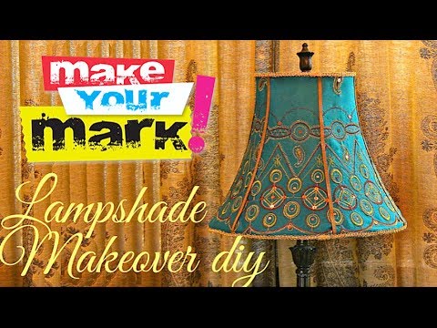 How to: Fancy Lampshade Makeover DIY
