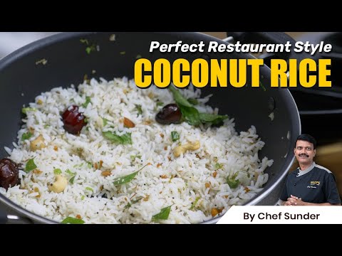 Coconut Rice Recipe | South Indian Lunch Box Special 🍽️ #QuickMeals #RecipeCheckr