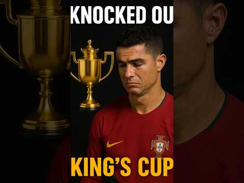 Ronaldo KNOCKED OUT of King’s Cup — Al-Ittihad Shock Ends His Run 😱🏆 #Ronaldo