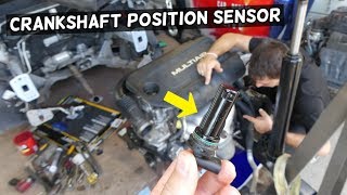 CRANKSHAFT POSITION SENSOR REPLACEMENT LOCATION JEEP CHEROKEE COMPASS RENEGADE 2.4