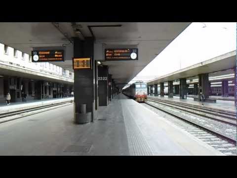 E656.431 in partenza con l' IC 518 "Tirreno" Roma Termini - Ventimiglia