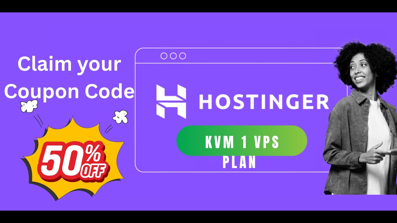 Save ₹1,197 on Hostinger KVM 1 VPS Coupon Code | Affordable VPS Hosting Discount