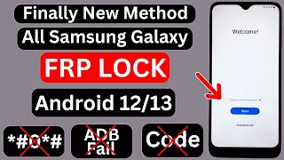 Without PC:- All Samsung Galaxy Frp Bypass Android 12/13 | Remove Frp Lock | Google Account Bypass