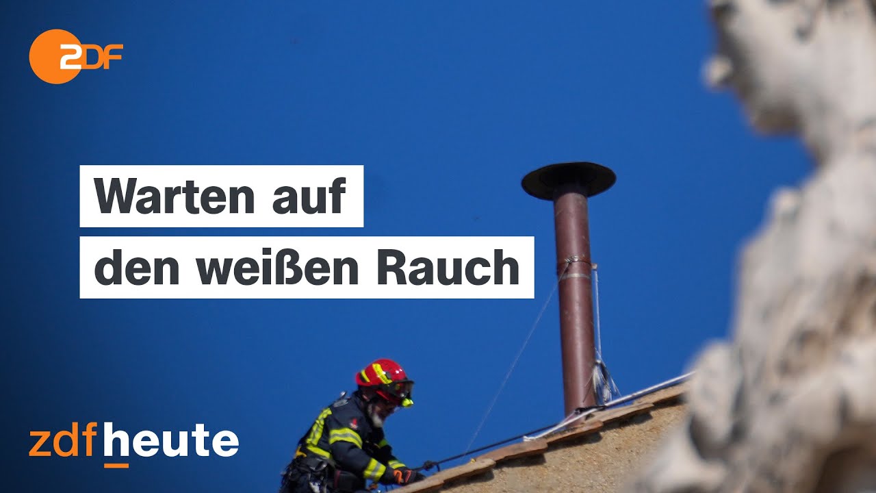 Livestream: Schornstein im Vatikan zeigt Konklave-Ergebnis an
