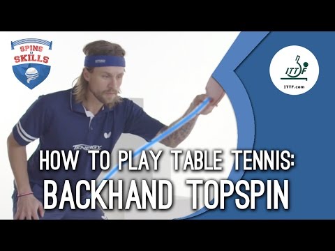 How to play table tennis - Backhand Topspin thumbnail