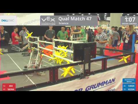 2017 VRC Sci Q47 - 404 5839A vs 1492X 9225A - 23 to 22