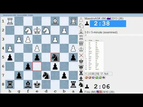 Blitz Chess #318: IM Alexey Kireev vs. IM Bartholomew (King's Indian Attack)
