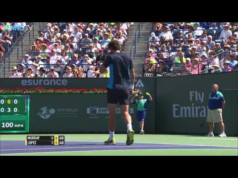 Indian Wells 2015 Thursday Hot Shot Lopez