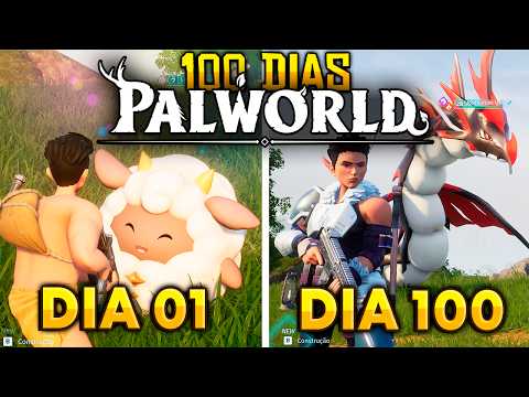 SOBREVIVI 100 DIAS ZERANDO O PALWORLD EM DUO - O FILME