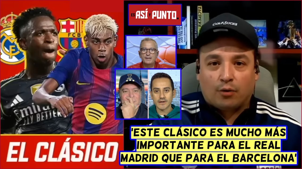 REAL MADRID vs BARCELONA, ¿qué equipo NECESITA MÁS la victoria en el CLÁSICO? | Es Así y Punto