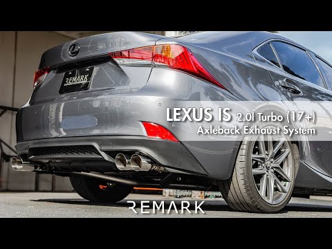 REMARK Lexus IS300 2017+ Axle-Back Exhaust System (2.0Liter Turbo)