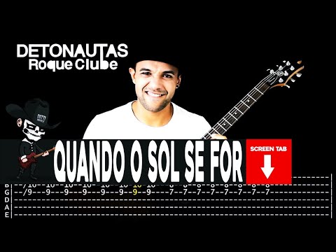 【DETONAUTAS】[ Quando O Sol Se For ] cover by Masuka | LESSON | GUITAR TAB