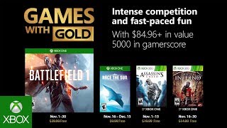 Games With Gold di novembre