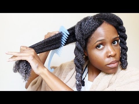 Kinky Natural Hair Wash Routine| Detangle and...