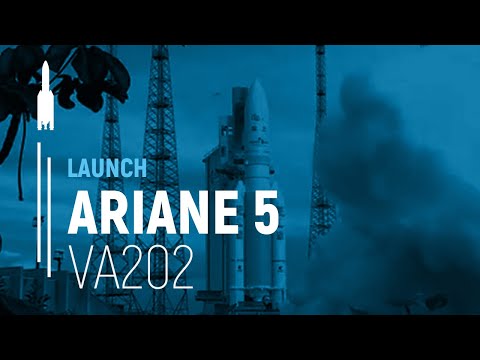 Flight VA202 – ST-2 / GSAT-8 | Ariane 5 Launch | Arianespace