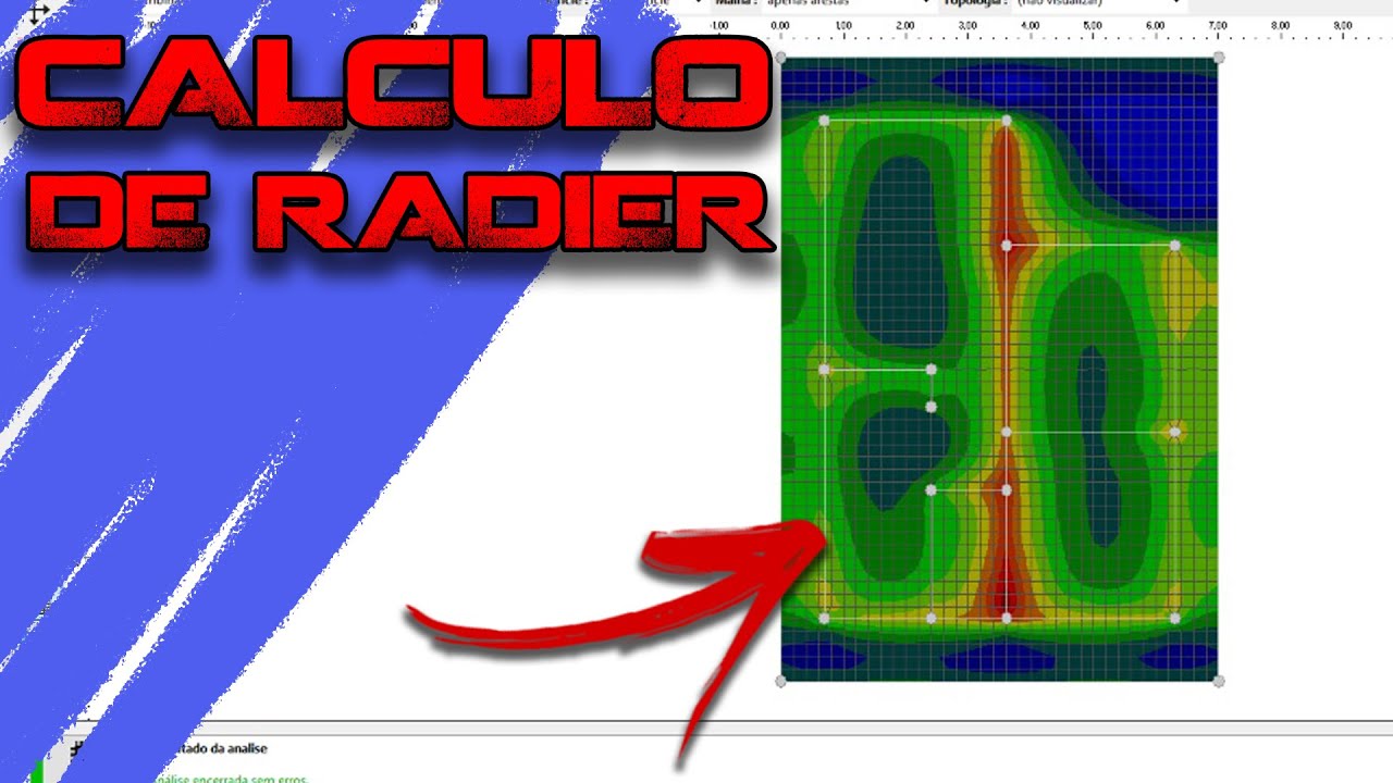 Aprenda a dimensionar e analisar um radier em concreto armado