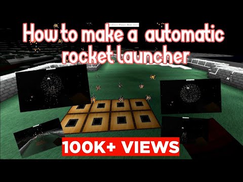 How to make a automatic rocket launcher in mini block craft