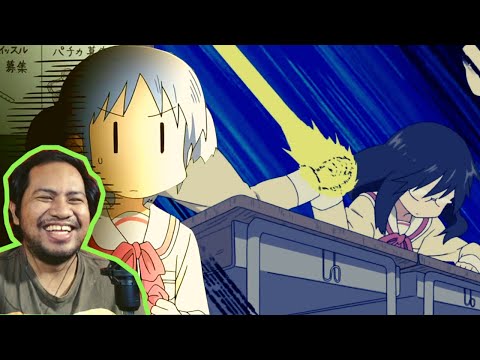Nichijou Episode 3 [REACTION] - CUTEST ARM WRESTLE! 😂