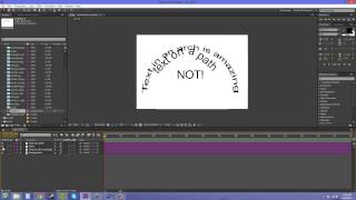 After Effects CS6 Tutorial - 127 - Edit Text Layers Imported From Photoshop