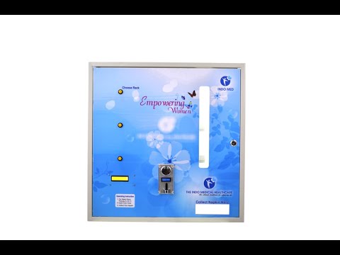 Multi Coin Sanitary Napkin Vending Machine