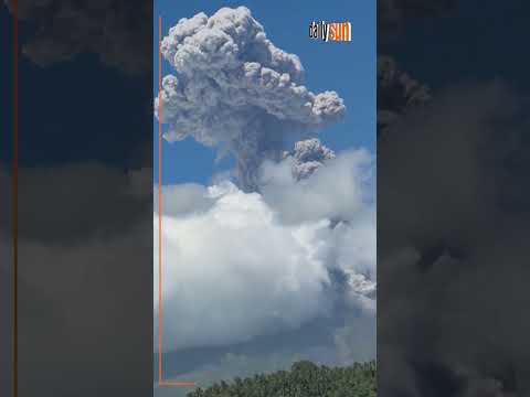Large ash plume seen rising above Philippine volcano | Daily Sun