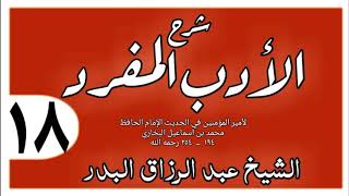 018 - شرح الأدب المفرد - باب كن لليتيم كالأب الرحيم - الشيخ عبد الرزاق البدر image