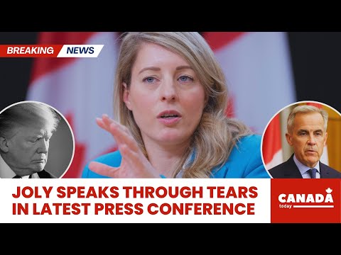 JUST IN: Mélanie Joly Gets Emotional While Speaking About Canadian Families